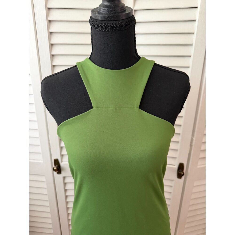 Abercrombie and Fitch Soft AF Collection Green Highneck Cutout Bodysuit Sz Large
